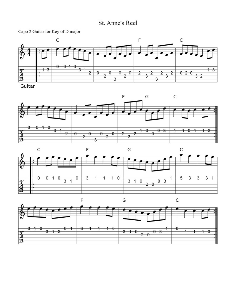 St Annes Reel Guitar